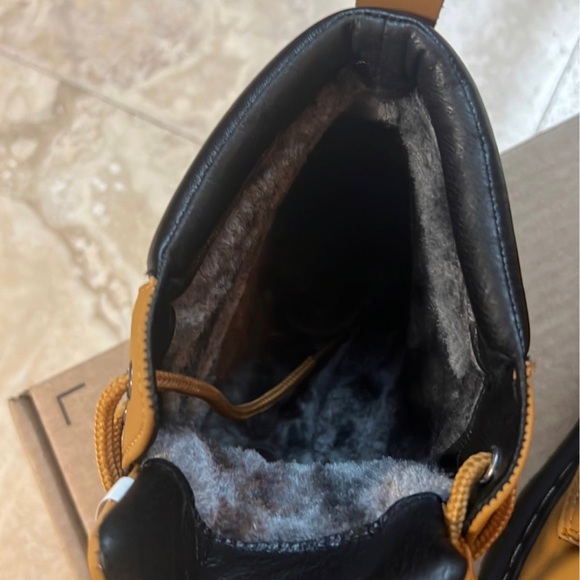 Military Fashion Combat Boots - Lace Up Threaded Lug Sole Ankle Bootie - Picture 5 of 7